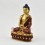 Hand Made Copper Alloy with Partly Gold Gilded 8.25" Amitabha Buddha Statue