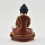 Hand Made Copper Alloy with Partly Gold Gilded 8.25" Amitabha Buddha Statue