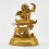 Tibetan Buddhist Machine Made 5.75" Chandra Surya Simha Jogini Statue