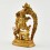 Tibetan Buddhist Machine Made 5.75" Chandra Surya Simha Jogini Statue