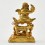 Tibetan Buddhist Machine Made 5.75" Chandra Surya Simha Jogini Statue