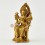 Tibetan Buddhist Machine Made 5.75" Chandra Surya Simha Jogini Statue