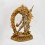 Gold Plated Copper Alloy and Crystal Decorated 15" Vajrayogini Dakini Statue