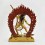 Gold Plated Copper Alloy and Crystal Decorated 15" Vajrayogini Dakini Statue