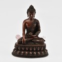 Hand Made Lost Wax Method Copper Alloy 8" Sakyamuni Buddha / Tomba Statue