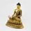 Tibetan Buddhist Lost Wax Method Copper Alloy 10.5" Shakyamuni Buddha Statue