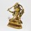 Hand Made Copper Alloy with Gold Gilded 12" Manjushri / Jambiyang Statue