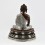 Oxidized Finished Copper Alloy with Silver Plating14" Shakyamuni Buddha Statue