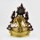 Fine Quality Hand Made 15" Green Tara / Drolma Copper Alloy Gold Gilded Statue