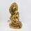 Fine Quality Hand Made 16" Green Tara / Drolma Copper Alloy Gold Gilded Statue