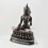 Hand Made Oxidized Copper Alloy with Silver Plating 17" Amitabha Buddha Statue