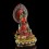 Hand Painted Copper Alloy with 24 Karat Gold Gilded 22.5" Aparmita Statue