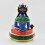 Hand Painted Copper Alloy With Gold Gilded 10.5" Crowned Medicine Buddha Menla Statue