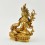 Hand Carved  Copper Alloy with 24 Karat Gold Gilded 9" Red Tara Statue