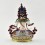 Hand Painted Copper Alloy with 24 Karat Gold Gilded 9" Vajrasattva Dorjesempa Statue