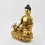 Hand Carved 13.5" Medicine Buddha Gold Gilded with Face Painted Copper Statue