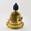 Hand Carved 13.5" Medicine Buddha Gold Gilded with Face Painted Copper Statue