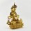 Hand Carved Fine Quality 24 Karat Gold Gilded Face Painted Vajrasattva Statue