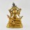 Hand Made Gold Gilded and Hand Face Painted Tibetan Buddhist Green Tara Statue