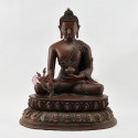 Hand Carved Fine Quality Tibetan Buddhist Ritual Medicine Buddha Menla Statue