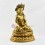 Hand Carved Gold Plated 15" Crowned Shakyamuni Buddha / Sangye Tomba Statue