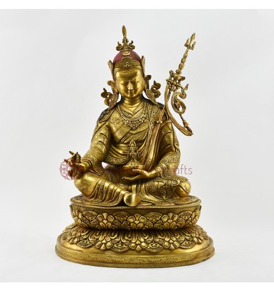 Good Quality Hand Made Buddhist 14.5" Guru Rinpoche / Padmasambhava Statue