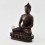 Tibetan Buddhist Oxidized Copper Alloy 9" Amitabha / Amida Buddha Opame Statue