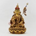 Hand Carved Fine Quality Tibetan Buddhist Padmasambhava copper statue