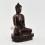 Tibetan Buddhist Oxidized Copper Alloy 9" Medicine Buddha / Menlha Statue