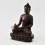 Tibetan Buddhist Oxidized Copper Alloy 9" Medicine Buddha / Menlha Statue