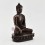 Tibetan Buddhist Oxidized Copper Alloy 9" Shakyamuni Buddha / Tomba Statue