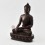 Tibetan Buddhist Oxidized Copper Alloy 9" Shakyamuni Buddha / Tomba Statue