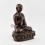 Hand Carved Copper in Oxidation Finish Guru Tsongkhapa Statue