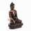 Hand Made Tibetan Buddhist Oxidized Copper Alloy 9.5" Shakyamuni Buddha Statue