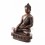 Hand Made Tibetan Buddhist Oxidized Copper Alloy 9.5" Shakyamuni Buddha Statue