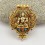  Tibetan Ritual Buddhist Sacred Gold Plated Silver White Tara & Chenrezig Ghau / Pendant / Prayer Box