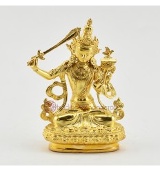 Machine Made Fine Quality 4.25" Manjushri / Jambiyang Statue