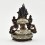 Fine Quality Oxidation Finish with Silver Plated Buddhist Tibetan 5.5" Green Tara / Dholma Statue