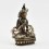 Fine Quality Oxidation Finish with Silver Plated Buddhist Tibetan 5.5" Vajrasattva / Dorje Sempa Statue