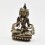 Fine Quality Oxidation Finish with Silver Plated Buddhist Tibetan 5.5" Vajrasattva / Dorje Sempa Statue