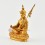 Gold Plated in Antique Finish 4.25" Guru Rinpoche / Padmasambhava Statue