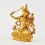 Gold Plated in Antique Finish 4.5" Manjushri / Jambiyang Statue