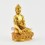 Gold Plated in Antique Finish 4" Shakyamuni Buddha / Tomba Statue