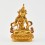 Gold Plated in Antique Finish 4.5" Vajrasattva / Dorje Sempa Statue