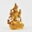 Gold Plated in Antique Finish 4.5" White Tara / Dholkar Statue