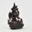 Copper Alloy in Oxidation Finish 4.5" Chenrezig / Four Armed Avalokiteshvara Statue