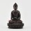 Copper Alloy in Oxidation Finish 4" Shakyamuni Buddha / Tomba Statue