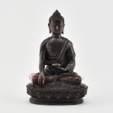 Copper Alloy in Oxidation Finish 4" Shakyamuni Buddha / Tomba Statue