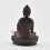 Copper Alloy in Oxidation Finish 4" Shakyamuni Buddha / Tomba Statue