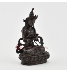 Copper Alloy in Oxidation Finish 4.5" Vajradhara / Dorje Chang Statue